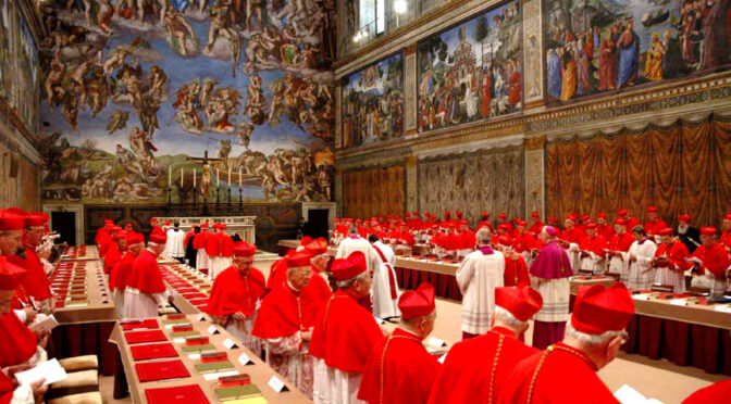 Whether, with all Cardinal electors defecting, the Roman Church has the right to elect the Pope?