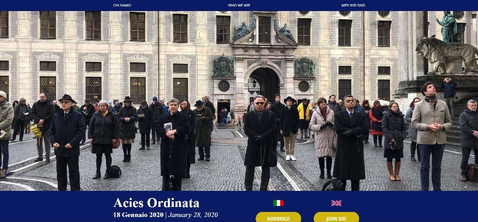 Acies Ordinata Munich & Corona Virus: De Mattei needs to respond