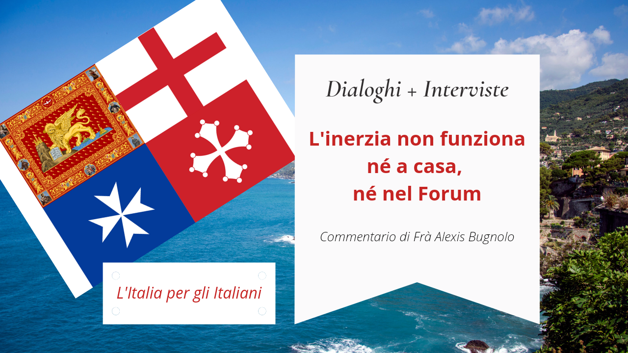 Dialoghi e Interviste: L’inerzia non funziona