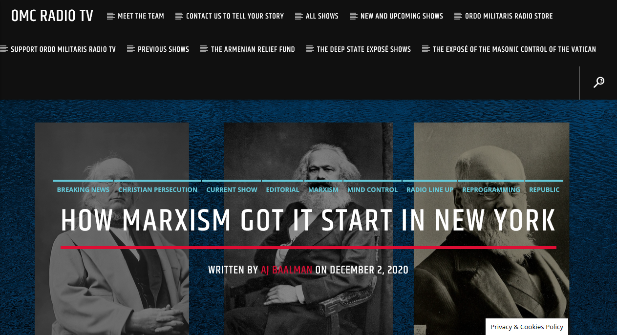 How Marxism got its start in New York City