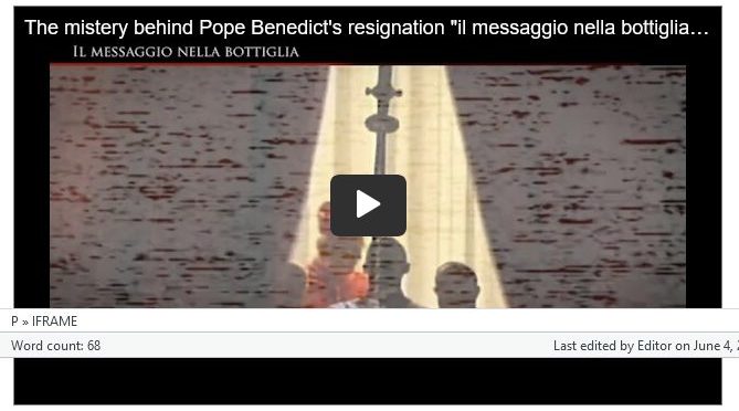 The Mystery behind Pope Benedict XVI’s Resignation — A Video Documentary