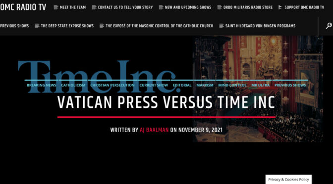 At Vatican II, Time Inc. went to war with the Vatican Press Agency, and won