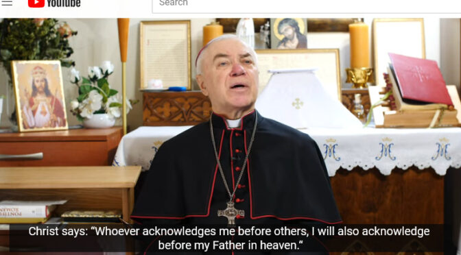 Archbishop Lenga: Bergoglio leads a Sect, not the Catholic Church