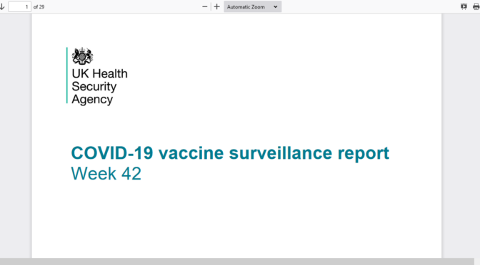 UK Govt. Report: 2x DeathVaxxed will have permanently damaged immune systems