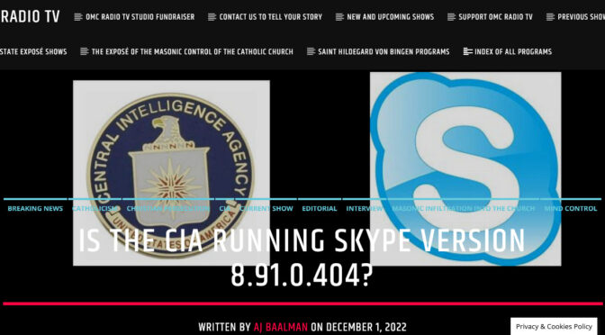 Is the CIA actually running Skype?