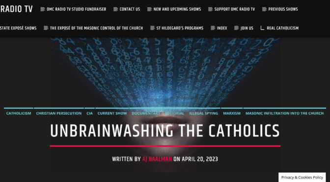 How to un-brainwash yourself, as a Catholic