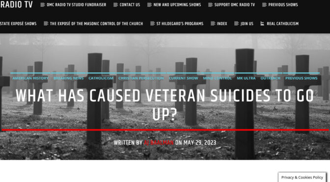 What is causing increased rates of Suicide and PTSD among Military Veterans?