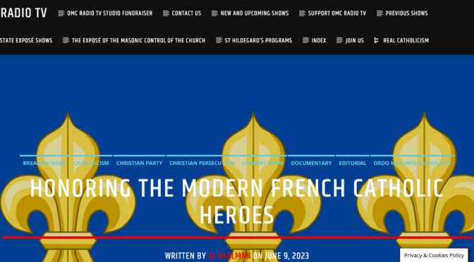 Recent French Catholic Heroes against Terrorism