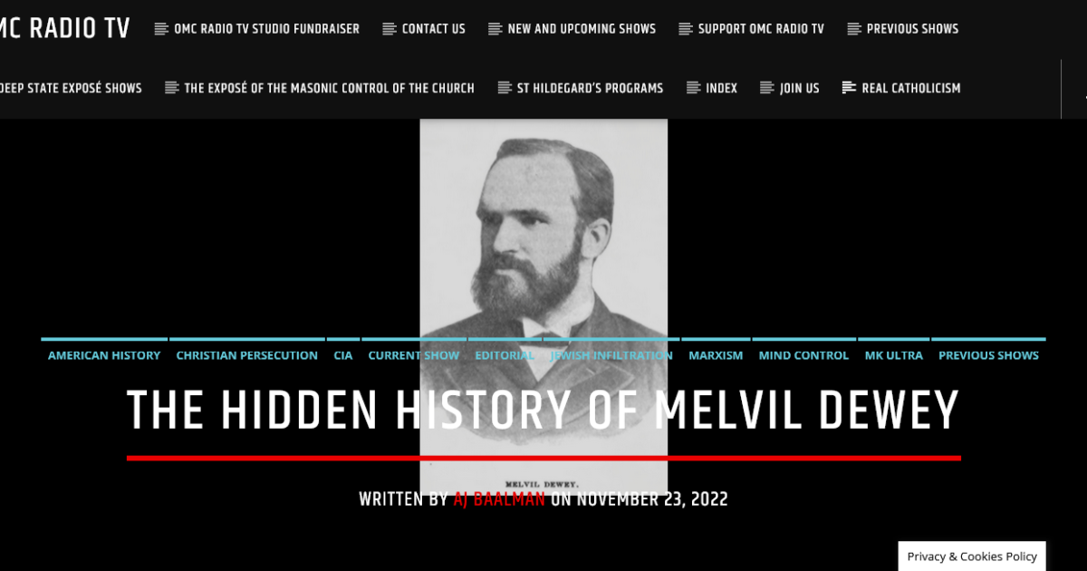 How the American Library Catalogue System was invented to groom your