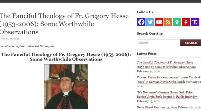 Mario Dersken shows total incompetence in his recent attack on the Rev. Gregory Hesse