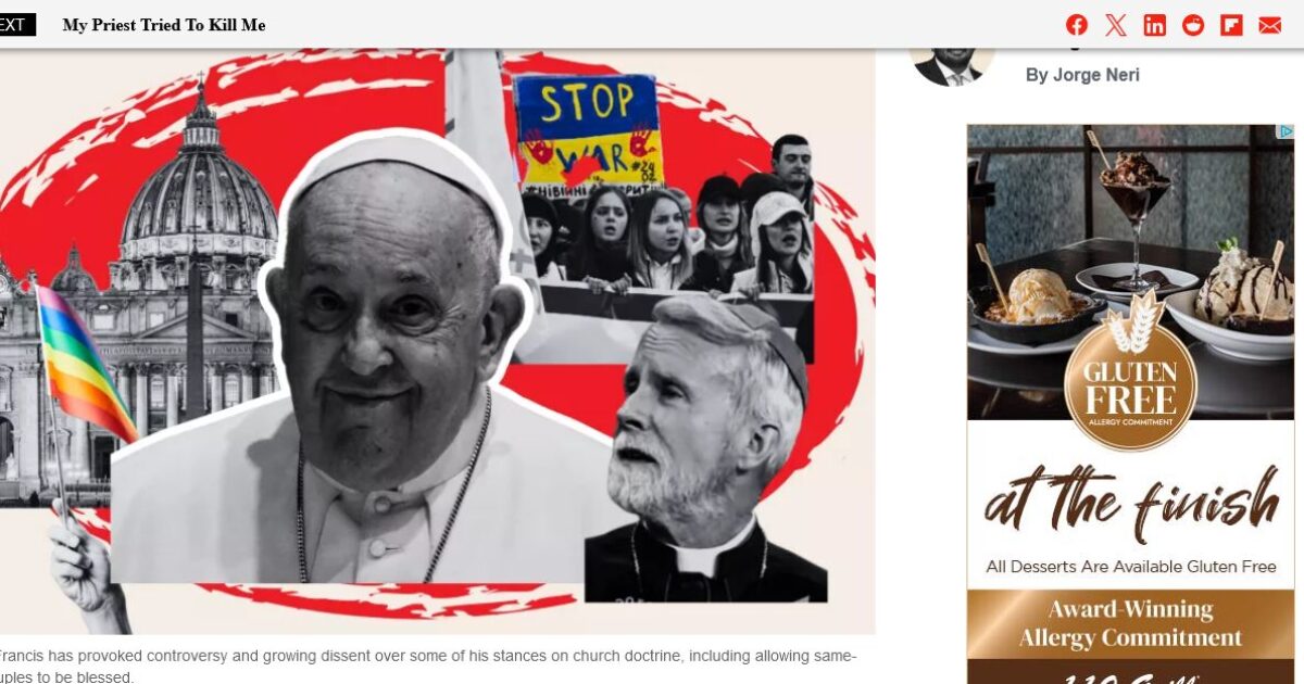 NEWSWEEK Catholic Conservatives better not dare move to depose Pope