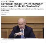 Screenshot 2025-07-19 at 16-27-11 Italy rejects changes to WHO emergency regulations like the US ‘Too binding’ – Il Sole 24 ORE