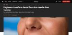Screenshot 2025-07-27 at 04-21-35 Engineers transform dental floss into needle-free vaccine Science AAAS