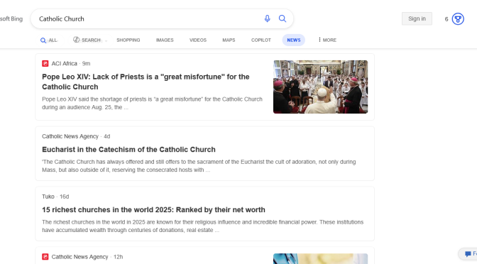 Microsoft Bing Search Engine Takes Radical Anti-Catholic Stance