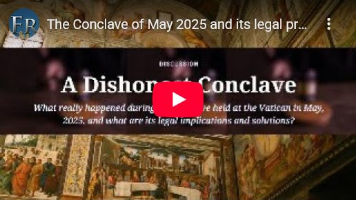 A Dishonest Conclave — Live Discussion in English with Br. Bugnolo (VIDEO)