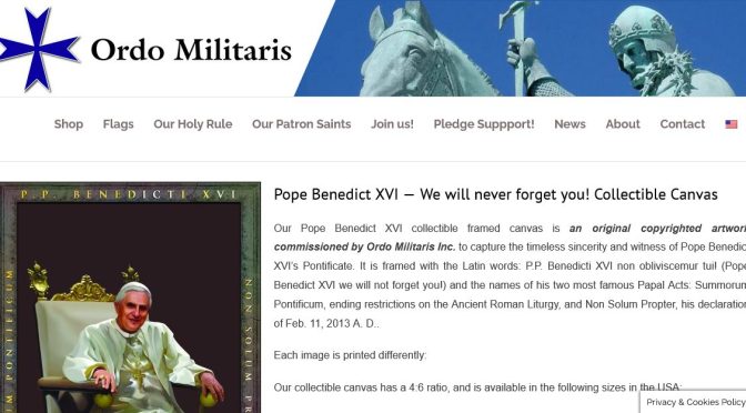 Remember Pope Benedict XVI to help persecuted Catholics!