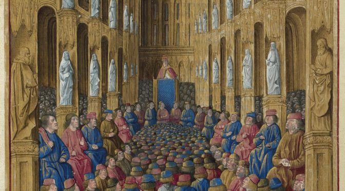 Council of Rome, 1060 (1059) A. D., Canon 1 condemns the theory of Universal Acceptance